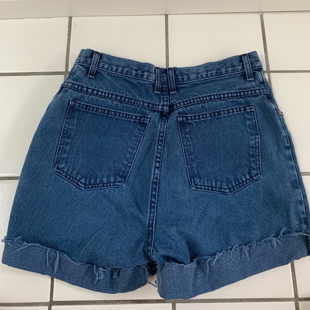 Vintage High Wasted Blue Denim Shorts
